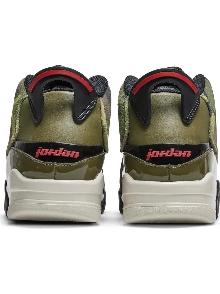 Кроссовки Jordan Dub Zero GS Olive Camo — изображение 6 из 8, зеленый
