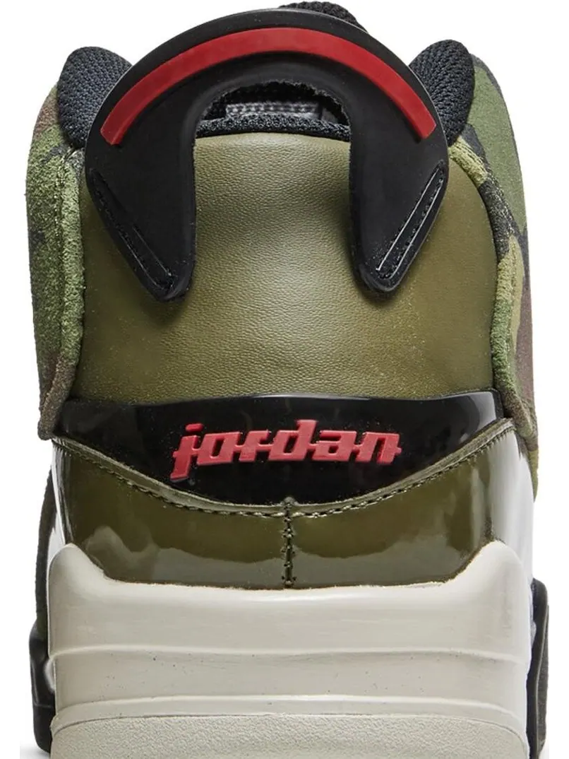 Кроссовки Jordan Dub Zero GS Olive Camo — изображение 7 из 8, зеленый