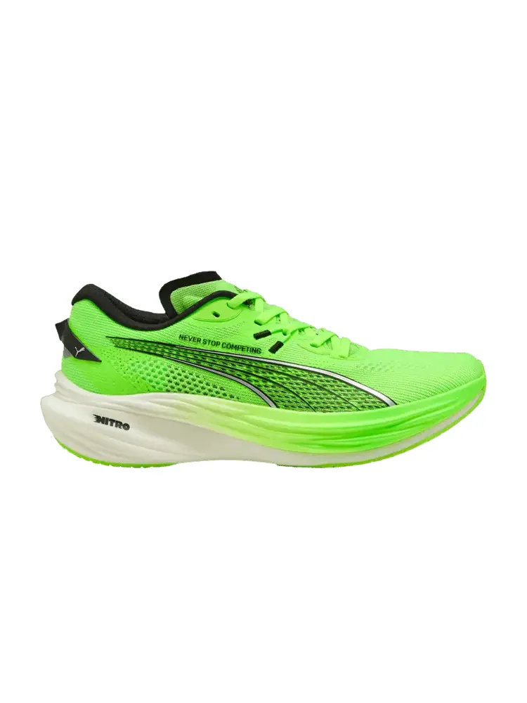 Кроссовки Puma HYROX x Deviate Nitro 3 Green Glare — изображение 1 из 1, зеленый