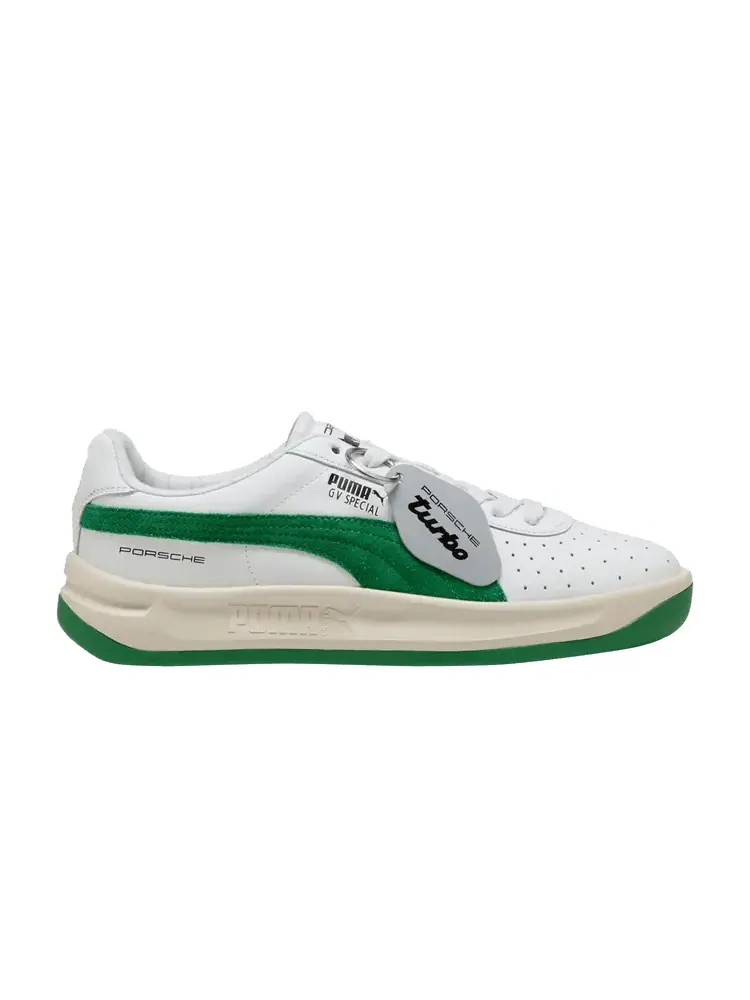 Кроссовки Porsche Legacy x GV Special 'Pinstripe Hero Pack - White Archive Green' — изображение 1 из 1, белый зеленый