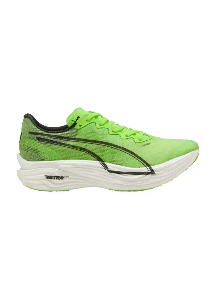 Кроссовки Puma HYROX x Deviate Nitro Elite 3 Green Glare — изображение 1 из 1, зеленый