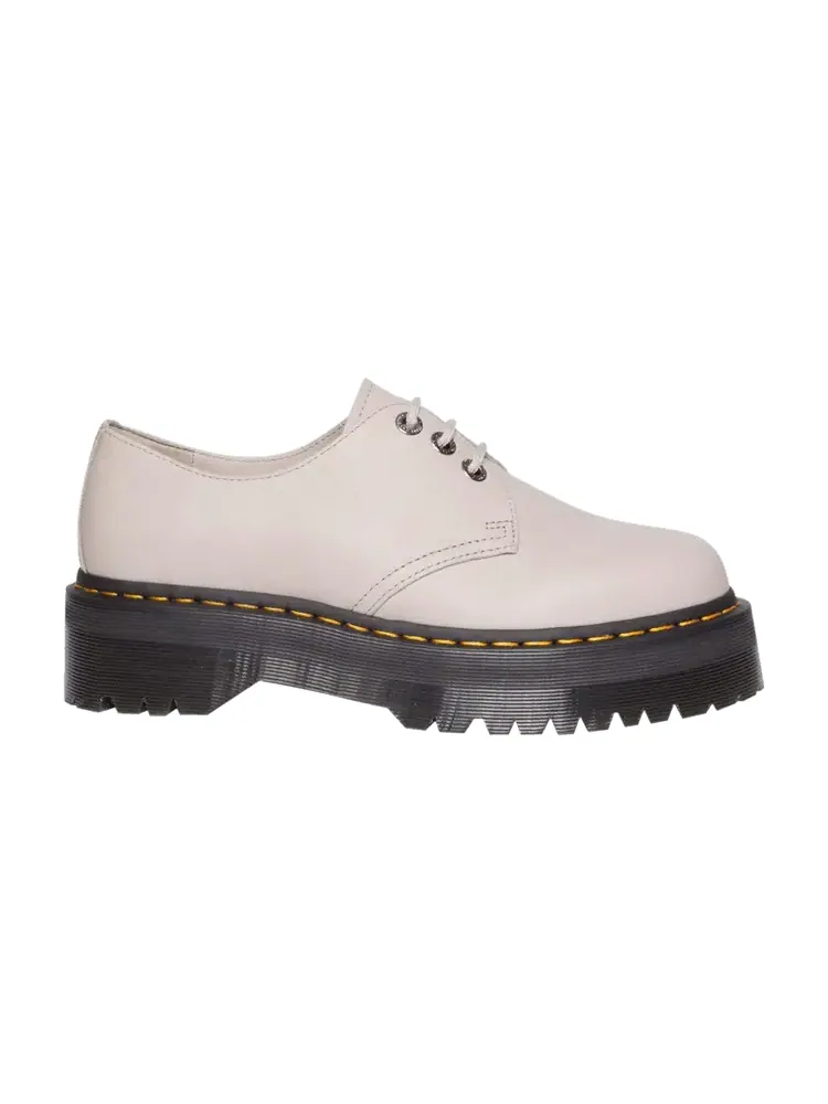 Кроссовки Dr. Martens Wmns 1461 2 Pisa Leather Platform Vintage Taupe — изображение 1 из 1, кремовый