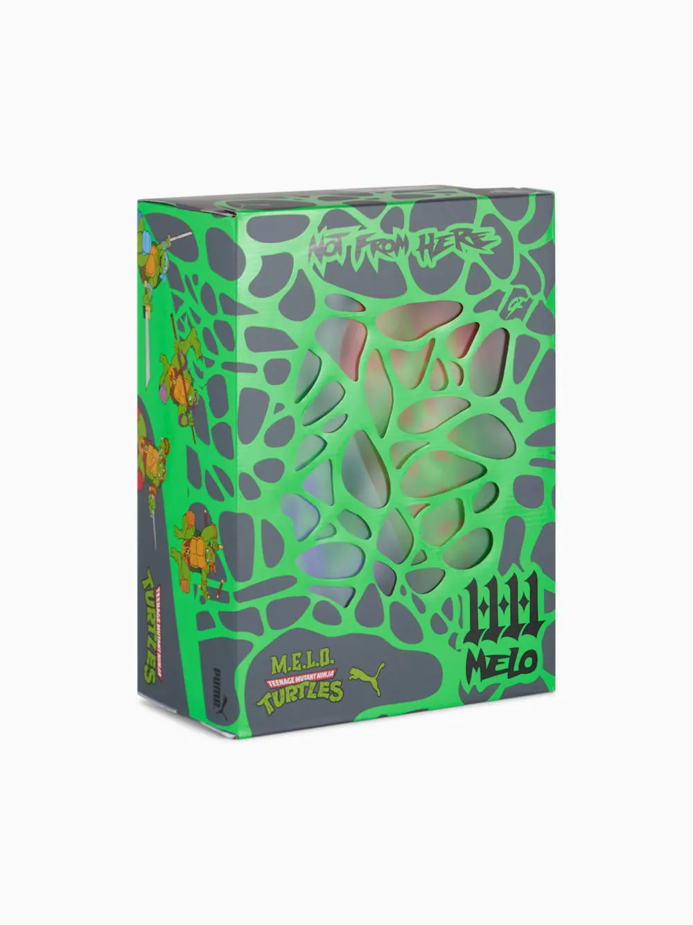 Баскетбольные кроссовки унисекс Puma Hoops x TMNT MB.04 R&D — изображение 7 из 9, красный/зеленый