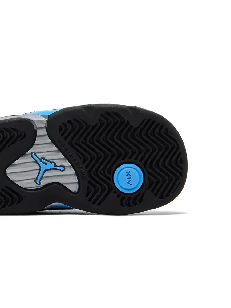Air Jordan 14 Retro TD 'Black University Blue' 2026 — изображение 5 из 8, черный