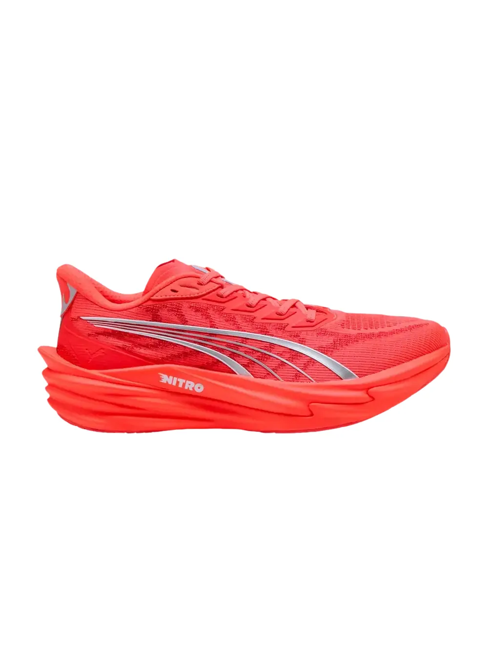 Кроссовки Puma Deviate Nitro 4 — изображение 1 из 1, красный/серебристый