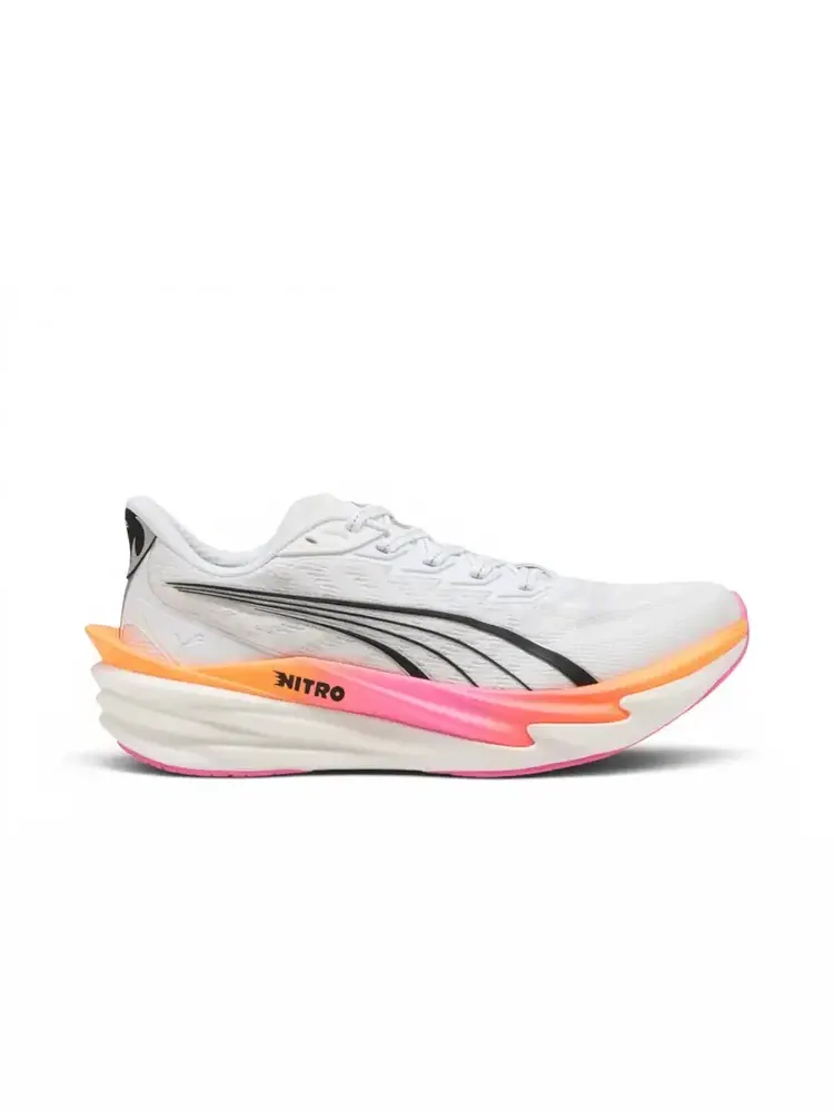Кроссовки Puma Wmns Deviate Nitro 4 — изображение 1 из 1, белый розовый