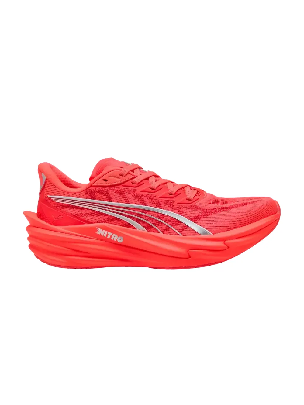 Кроссовки Puma Wmns Deviate Nitro 4 — изображение 1 из 1, красный/серебристый