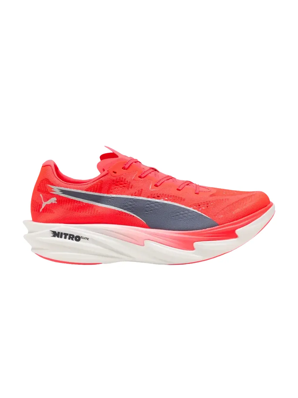 Кроссовки Puma Deviate Nitro Elite 4 — изображение 1 из 1, красный//белый