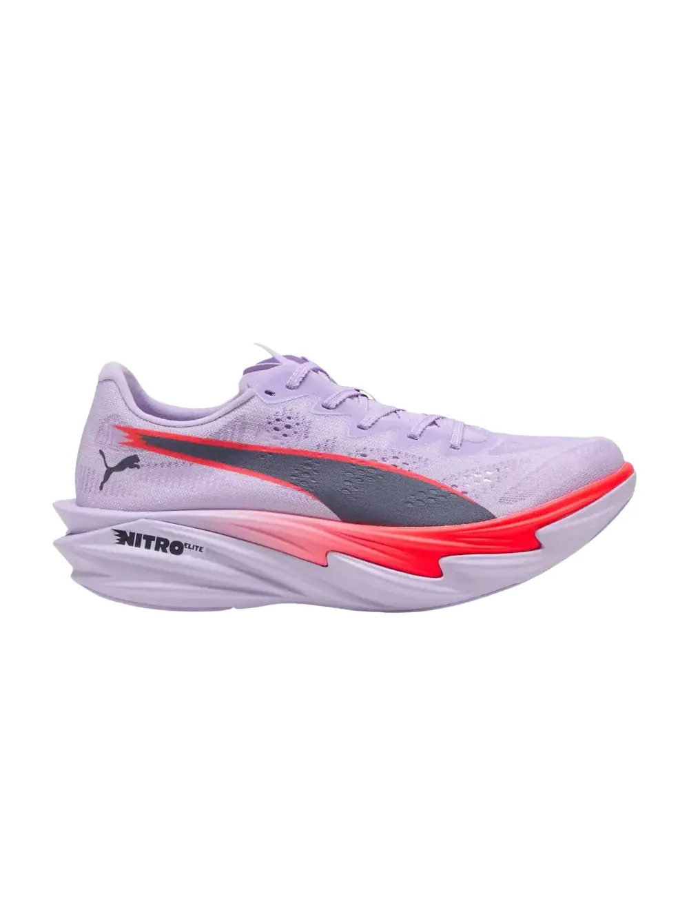 Женские кроссовки Puma Deviate Nitro Elite 4 — изображение 1 из 1, светлый/красный
