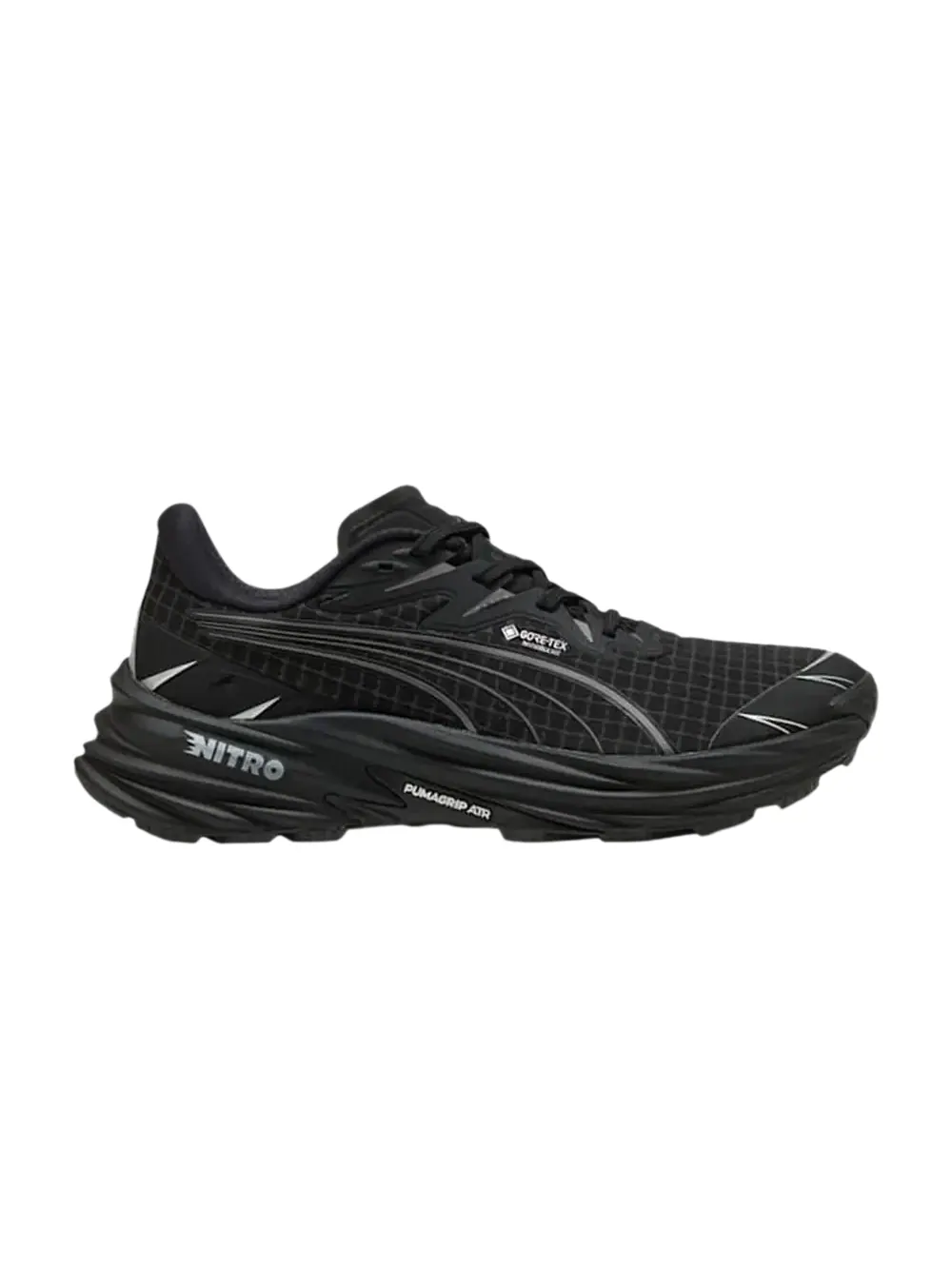 Кроссовки Puma Fast Trac Nitro 4 GTX — изображение 1 из 1, черный/серебристый