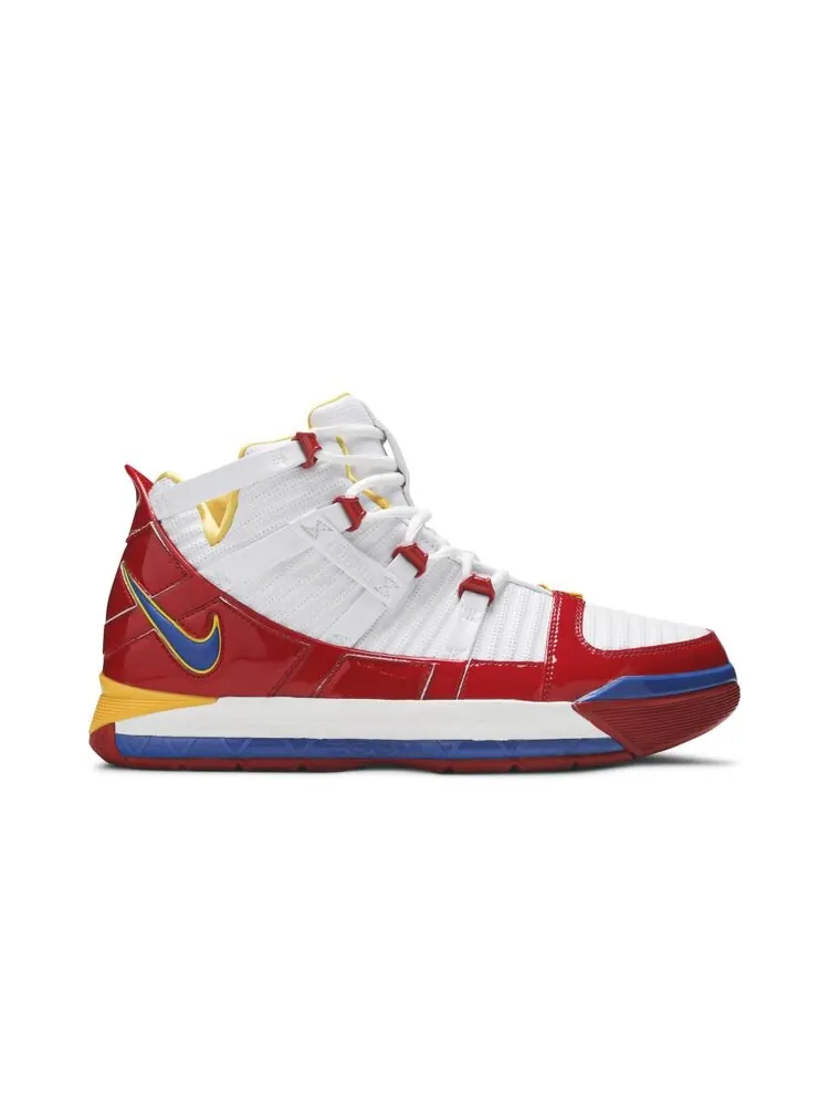 Кроссовки Nike Zoom Lebron 3 'Superman' — изображение 1 из 4, белый