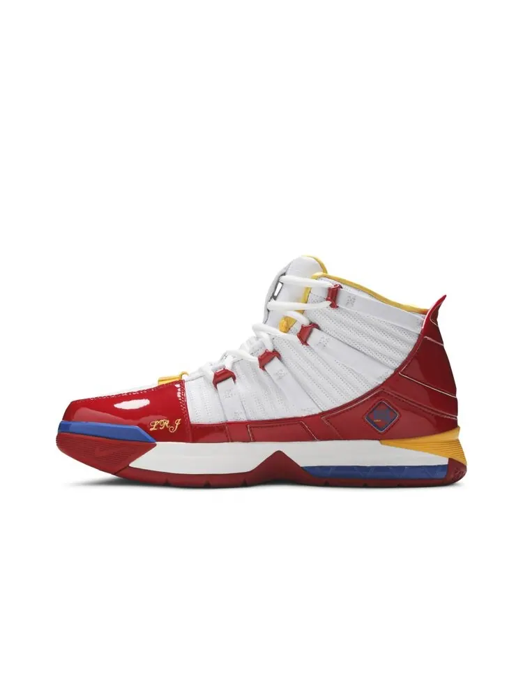 Кроссовки Nike Zoom Lebron 3 'Superman' — изображение 3 из 4, белый