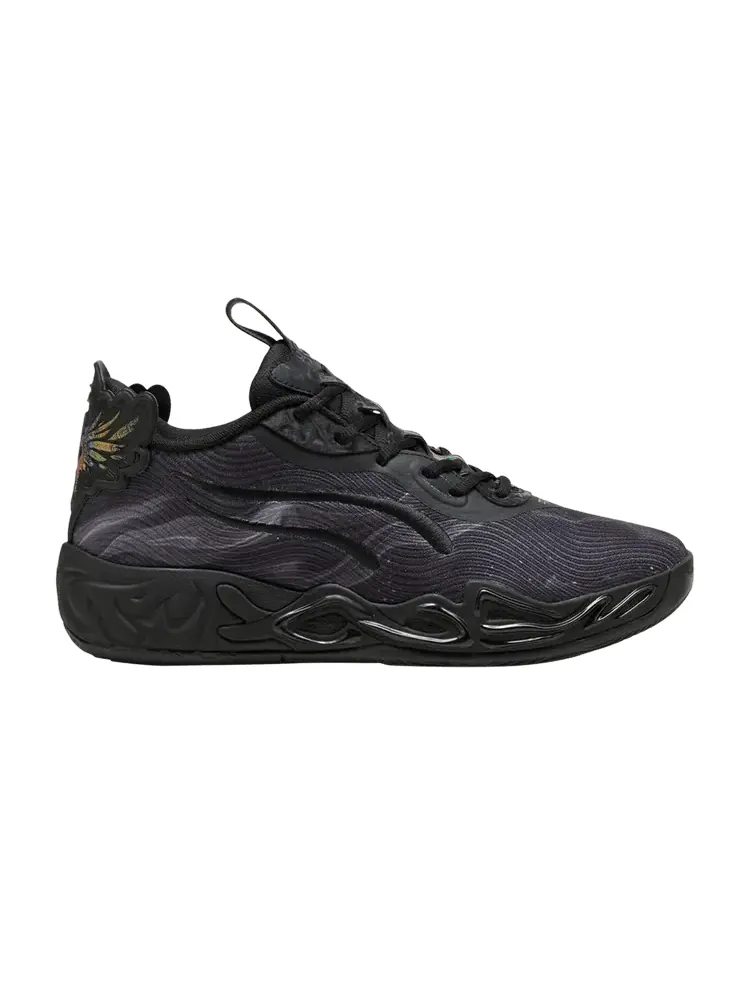 Кроссовки Puma MB.04 Lo Team 'Black Dark Amethyst' — изображение 1 из 1, черный/темный