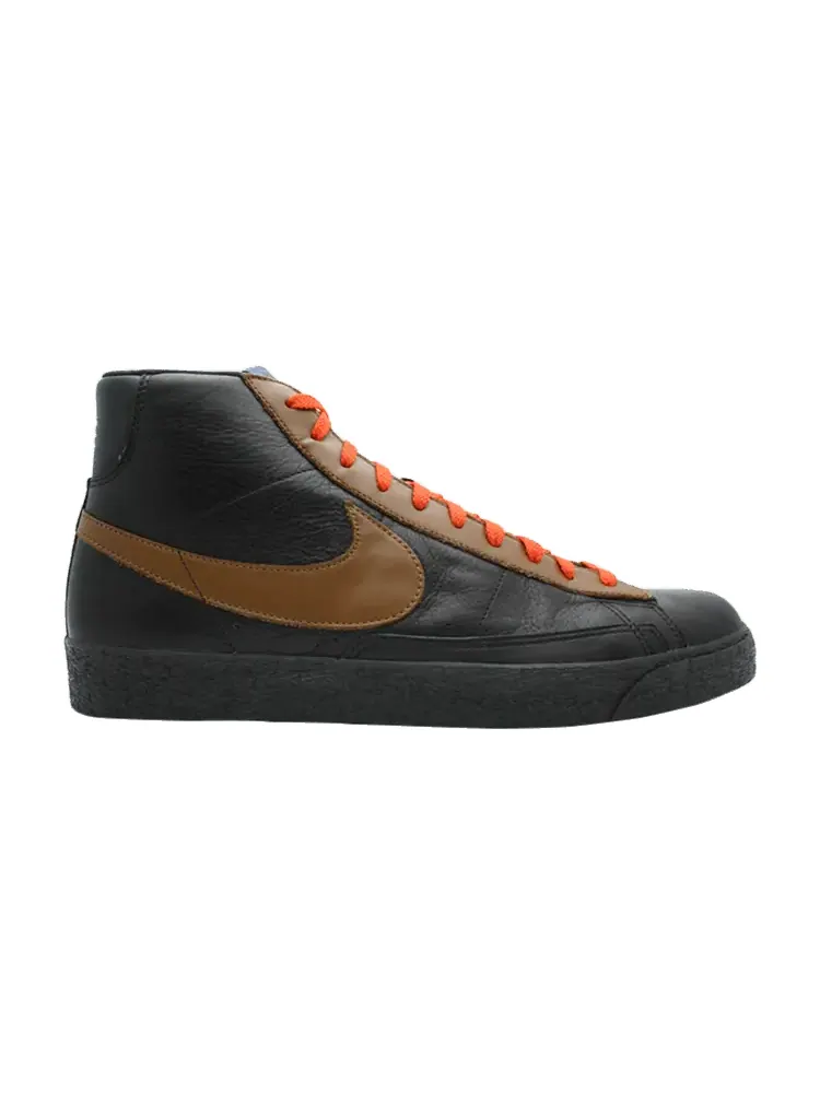 Кроссовки Nike Blazer High Premium — изображение 1 из 1, бежевый/оранжевый