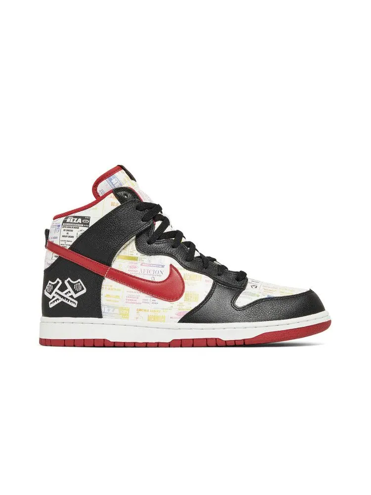 Кроссовки Nike Dunk High Premium, Lucha Libre — изображение 1 из 8, черный