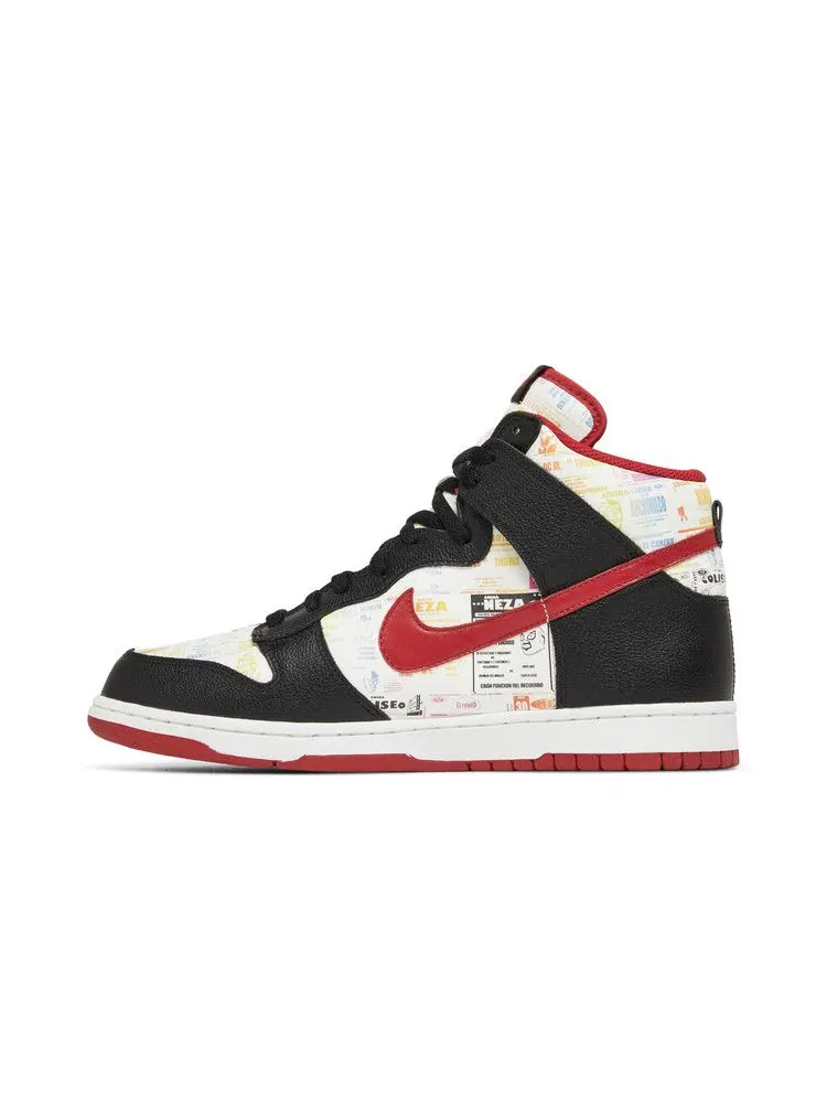 Кроссовки Nike Dunk High Premium, Lucha Libre — изображение 3 из 8, черный