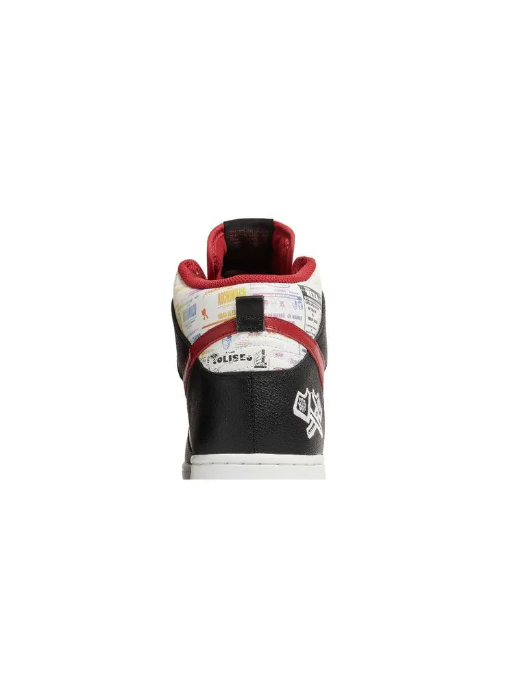 Кроссовки Nike Dunk High Premium, Lucha Libre — изображение 7 из 8, черный