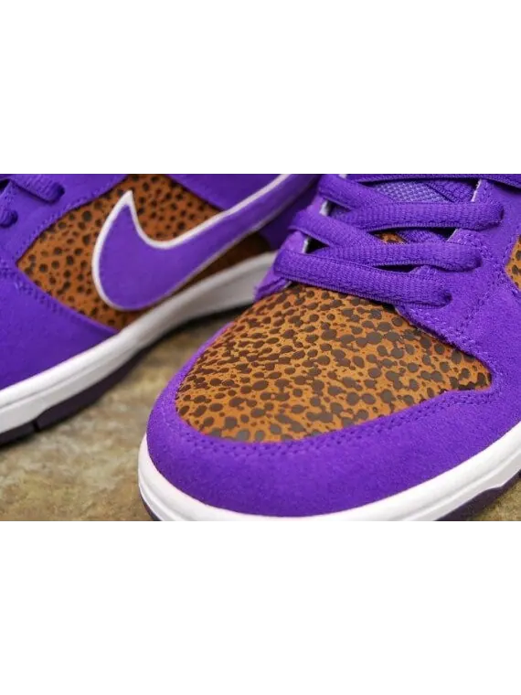 Кроссовки Nike Dunk Low Premium SB 'Kenny Powers' — изображение 3 из 4, фиолетовый