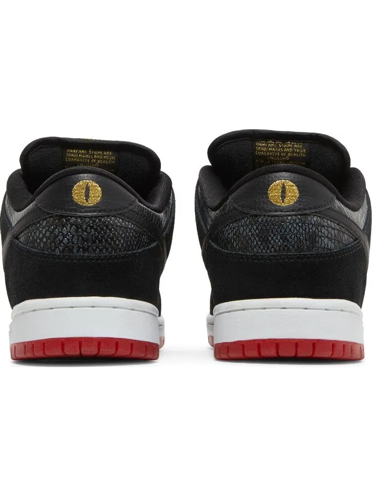 Кроссовки Nike Dunk Low Premium SB 'Snakeskin' — изображение 6 из 8, черный