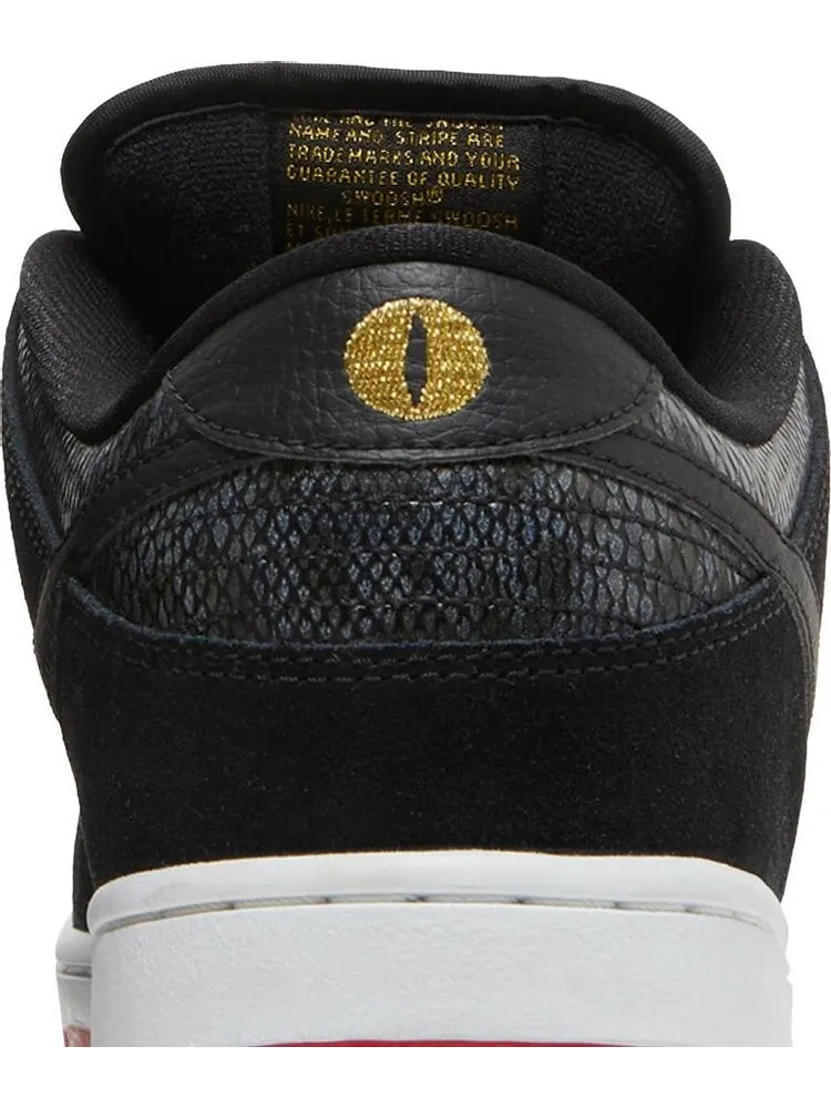 Кроссовки Nike Dunk Low Premium SB 'Snakeskin' — изображение 7 из 8, черный