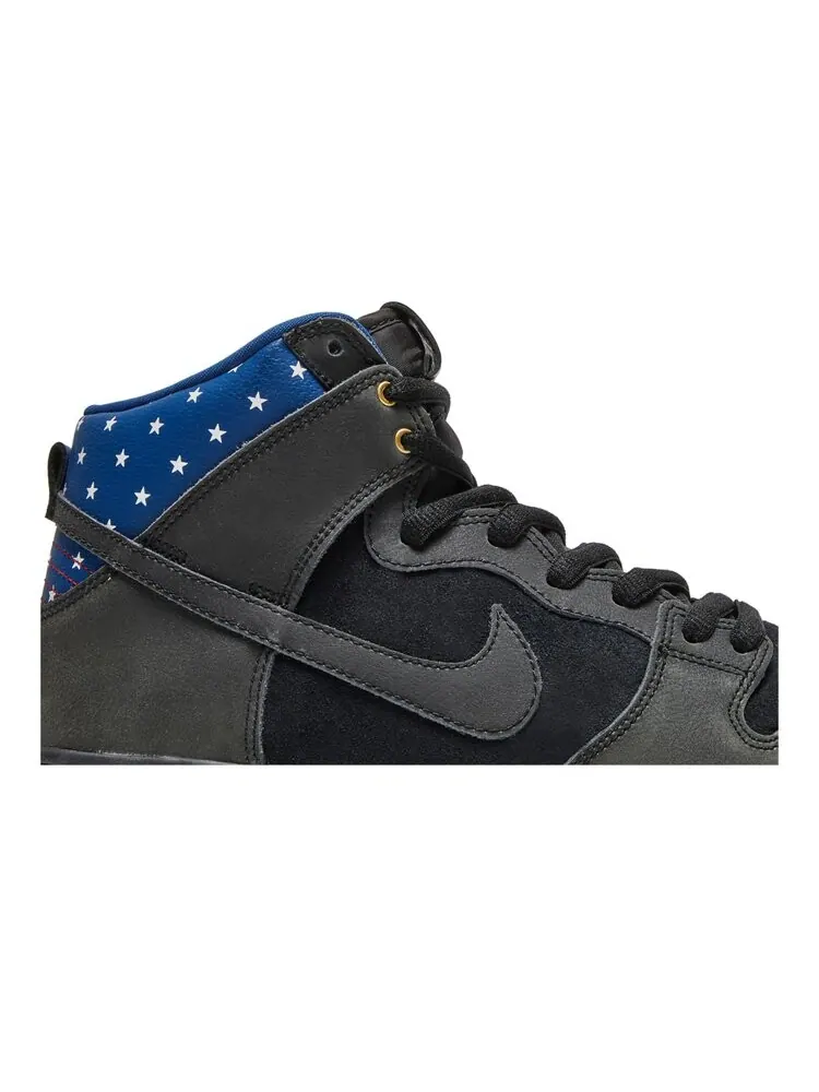 Кроссовки Nike Dunk High Premium SB 'Stars' — изображение 2 из 4, черный