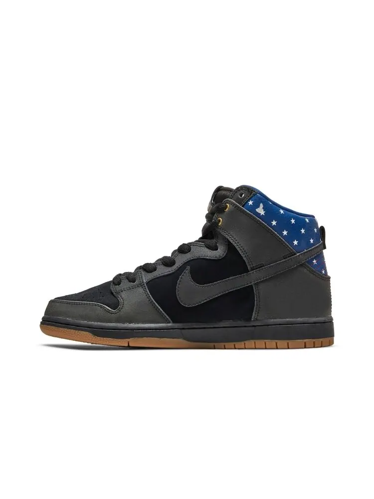 Кроссовки Nike Dunk High Premium SB 'Stars' — изображение 3 из 4, черный