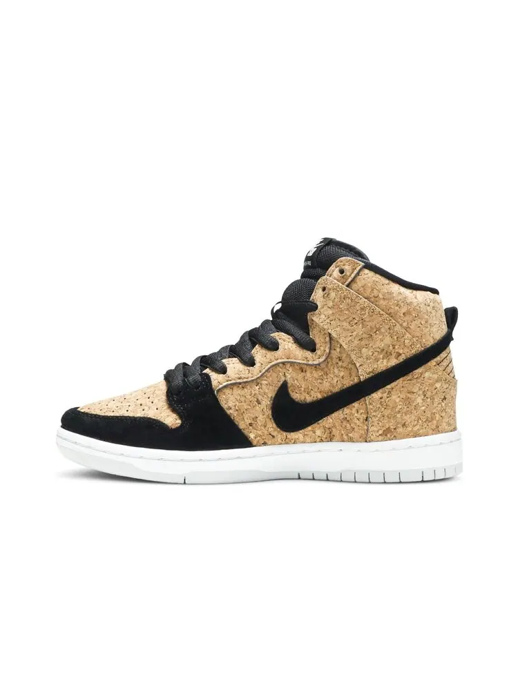 Кроссовки Nike Dunk High Premium SB 'Cork' — изображение 3 из 4, коричневый