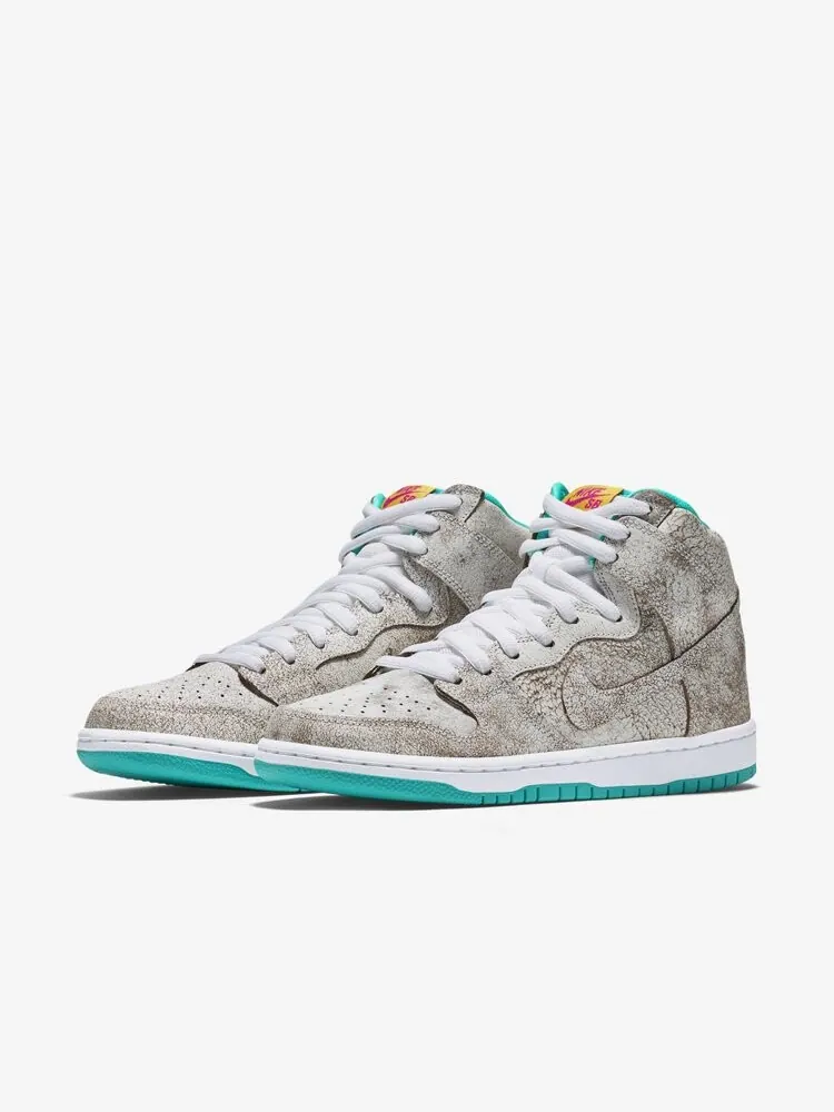 Кроссовки Nike Dunk High Premium SB 'Flamingo' — изображение 3 из 4, белый