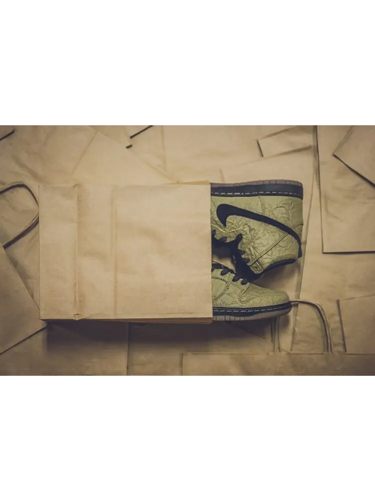 Кроссовки Nike SB Dunk High 'Brown Paper Bag' — изображение 4 из 4, коричневый
