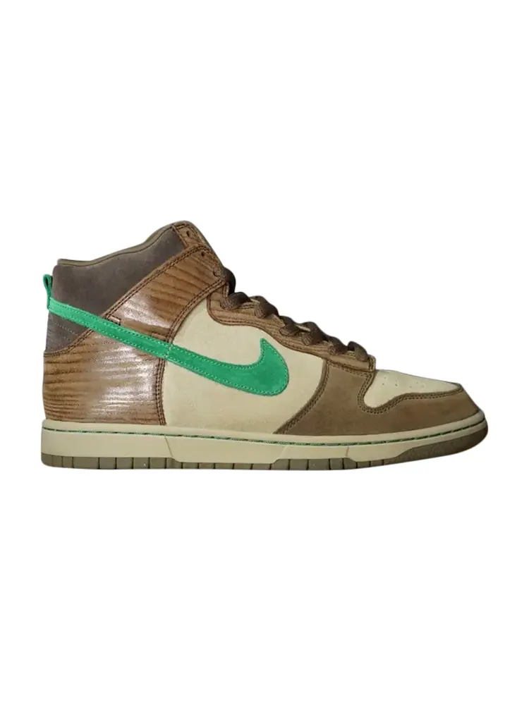Кроссовки Nike Dunk High Premium SB 'Tweed Classic Green' — изображение 1 из 1, зеленый