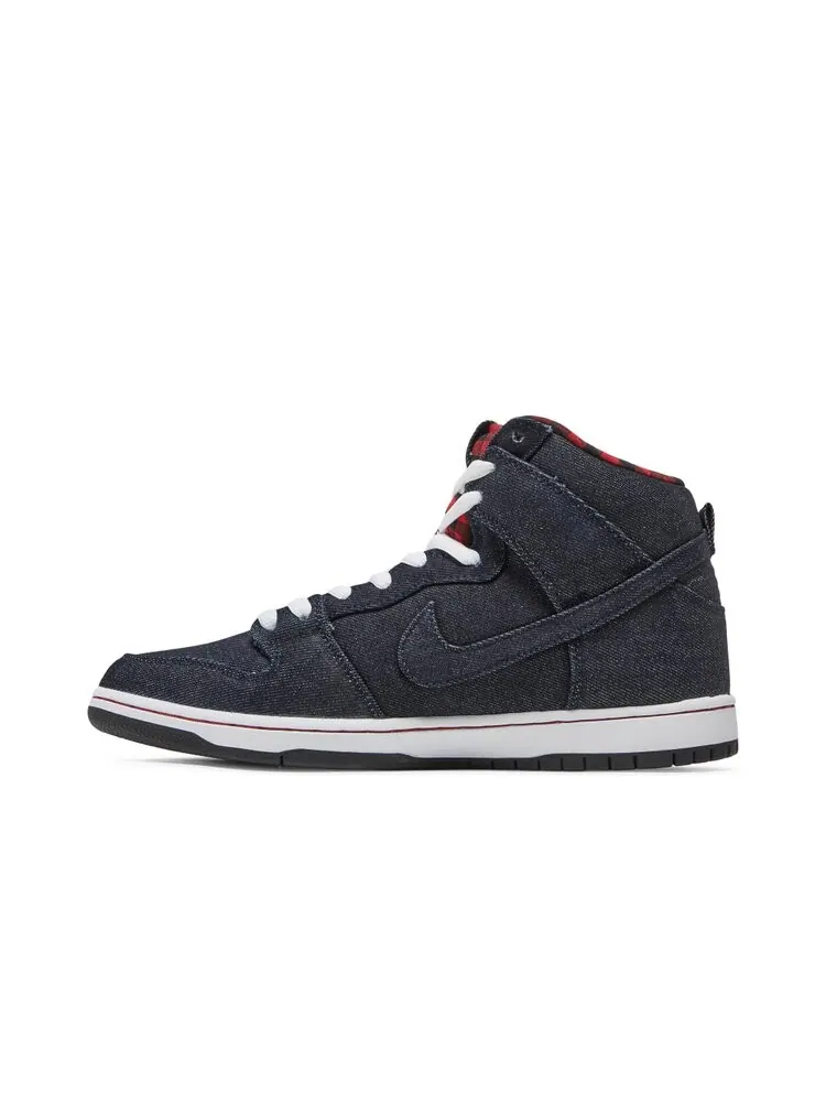 Кроссовки Nike Dunk High Premium SB 'Lumberjack' — изображение 3 из 4, синий