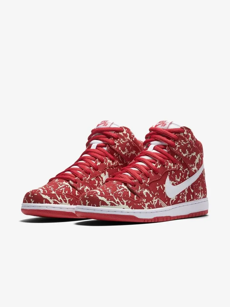 Кроссовки Nike SB Dunk High PRM 'Raw Meat' — изображение 2 из 4, красный