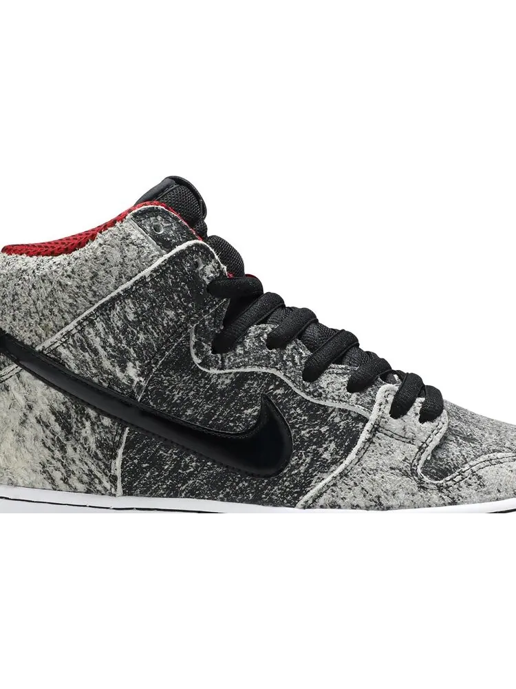 Кроссовки Nike Dunk High Premium SB 'Salt Stain' — изображение 2 из 8, черный