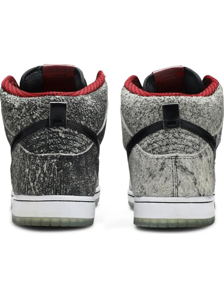 Кроссовки Nike Dunk High Premium SB 'Salt Stain' — изображение 6 из 8, черный