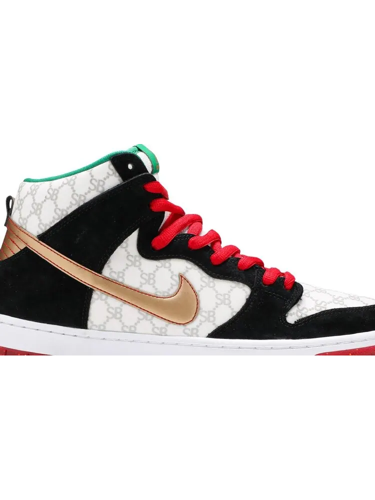Кроссовки Nike Black Sheep x Dunk High SB 'Paid In Full' — изображение 2 из 8, белый