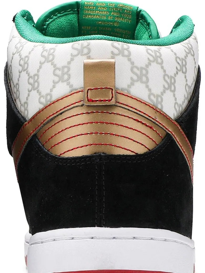 Кроссовки Nike Black Sheep x Dunk High SB 'Paid In Full' — изображение 7 из 8, белый