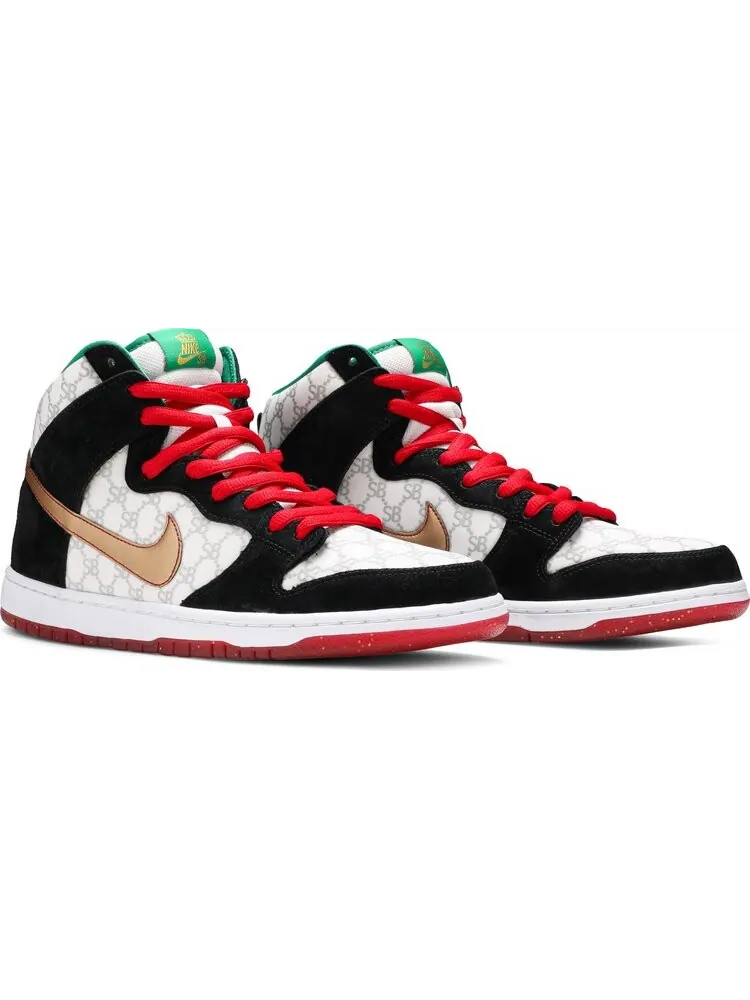 Кроссовки Nike Black Sheep x Dunk High SB 'Paid In Full' — изображение 8 из 8, белый
