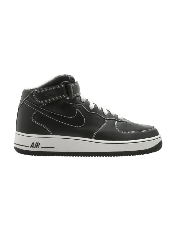 Кроссовки Nike Air Force 1 Mid — изображение 1 из 1, черный/черный-серый