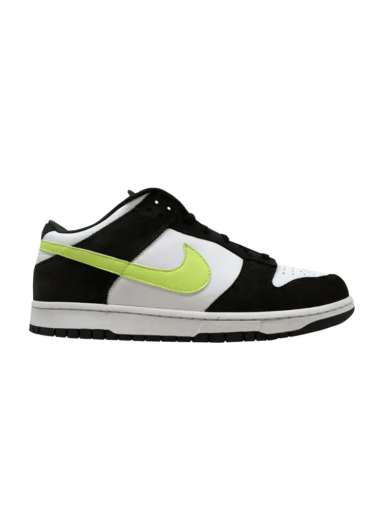 Кроссовки Nike Dunk Low 'Black White Volt' — изображение 1 из 1, белый