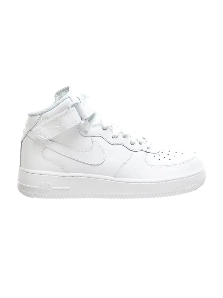 Кроссовки Nike Air Force 1 Mid GS 'White' — изображение 1 из 1, белый