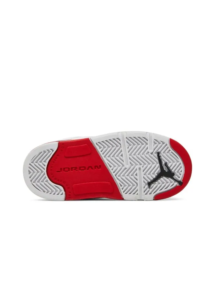 Кроссовки Air Jordan 5 Retro Low TD 'Fire Red' — изображение 4 из 4, белый