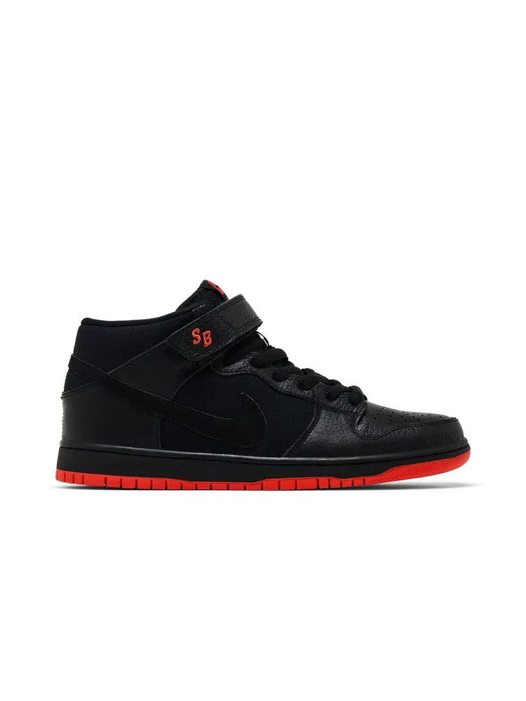 Кроссовки Nike Dunk Mid Pro SB, Halloween — изображение 1 из 8, черный