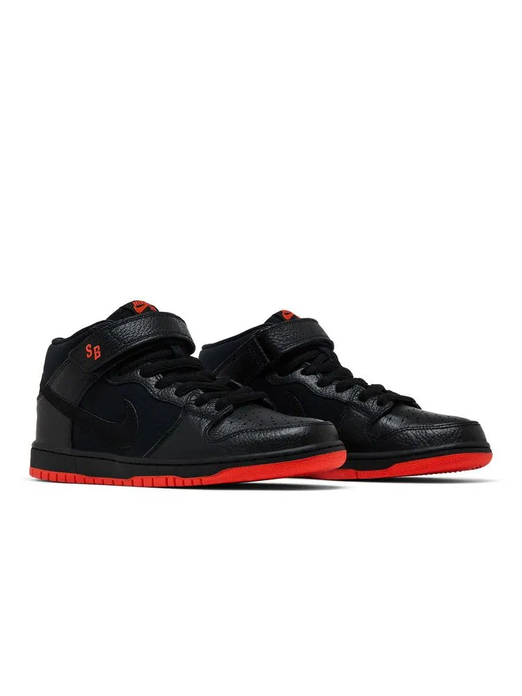 Кроссовки Nike Dunk Mid Pro SB, Halloween — изображение 8 из 8, черный