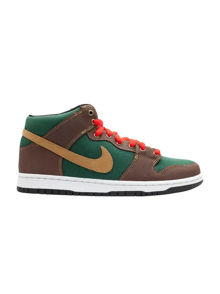 Кроссовки Nike Dunk Mid Pro Sb 'Patagonia' — изображение 1 из 1, зеленый