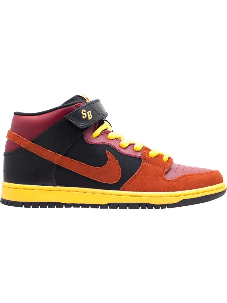 Кроссовки Nike Dunk Mid SB 'Ostrich' — изображение 1 из 1, красный