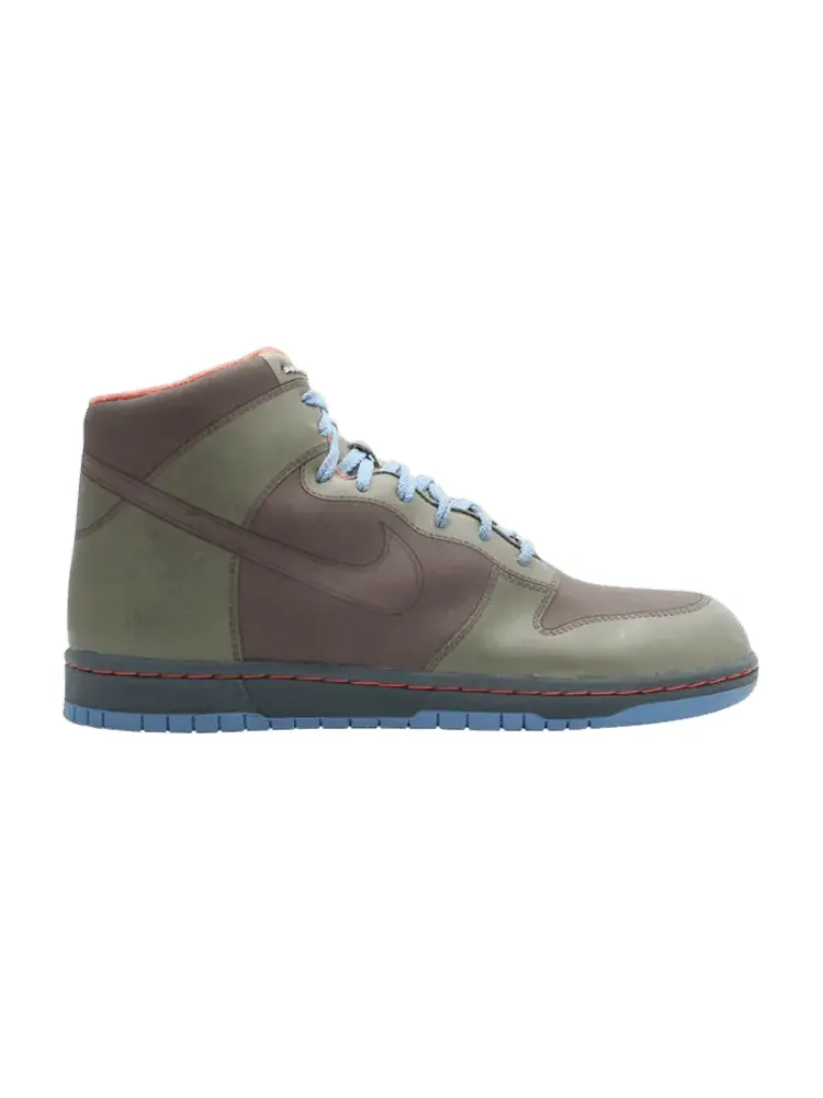 Кроссовки Nike Dunk Hi 1 Piece Gortex — изображение 1 из 1, зеленый