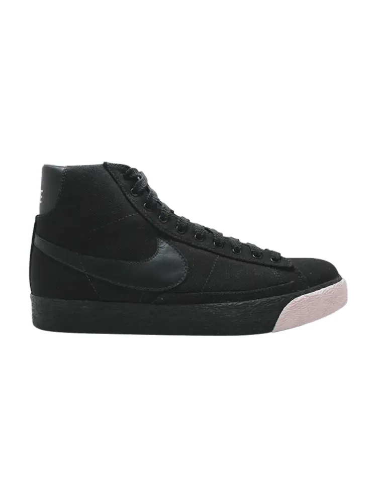 Кроссовки Nike W'S Blazer Mid Basic — изображение 1 из 1, черный/черный