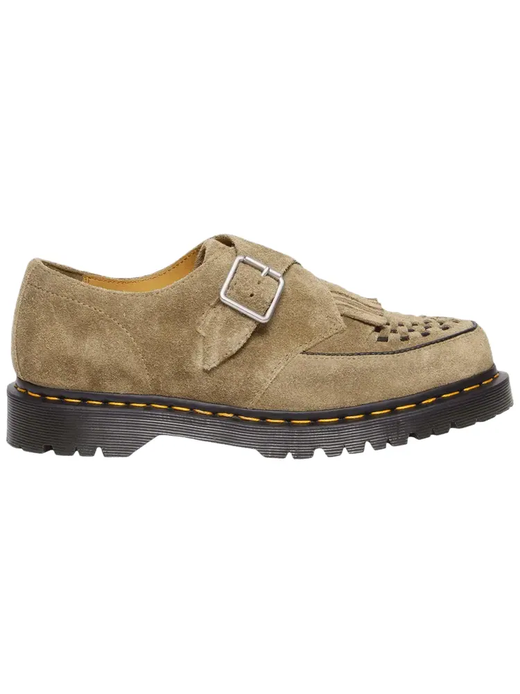 Кроссовки Dr. Martens Ramsey Suede Kiltie Buckle Creepers 'Savannah Tan'