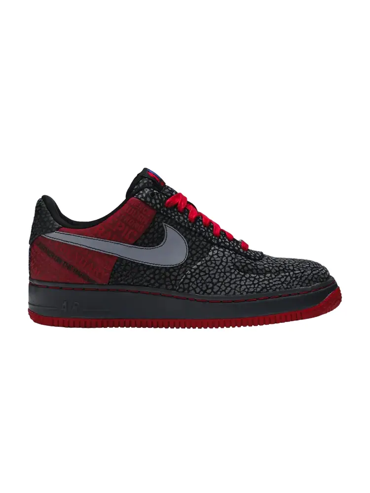 Кроссовки Nike Air Force 1 Supreme 07 Malone 'Original Six' — изображение 1 из 9, черный/-красный
