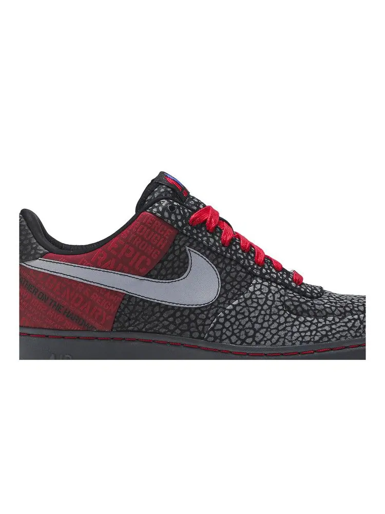 Кроссовки Nike Air Force 1 Supreme 07 Malone 'Original Six' — изображение 3 из 9, черный/-красный